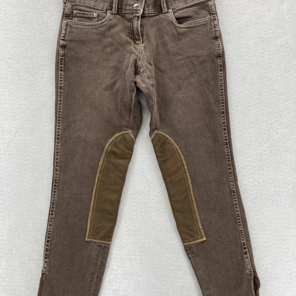 Goode Rider - Brown Riding Knee Patch pants